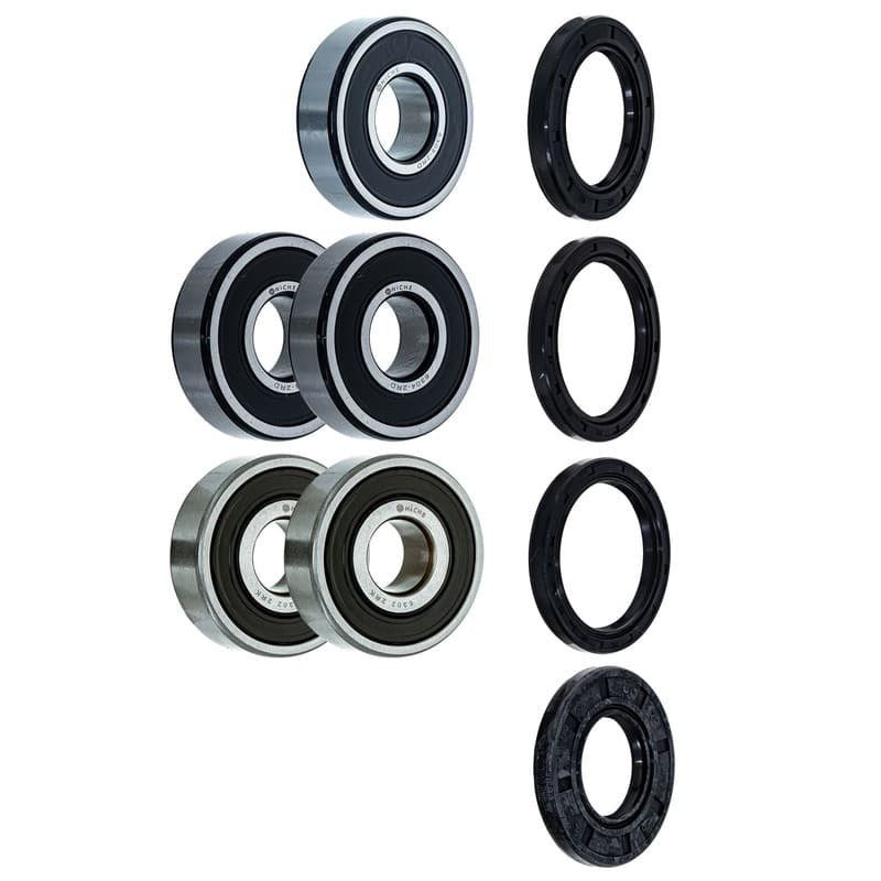 NICHE Wheel Bearing Seal Kit for Yamaha FJ1100 FJ1200A 6305-2RDQE6 6304-2RDQE6