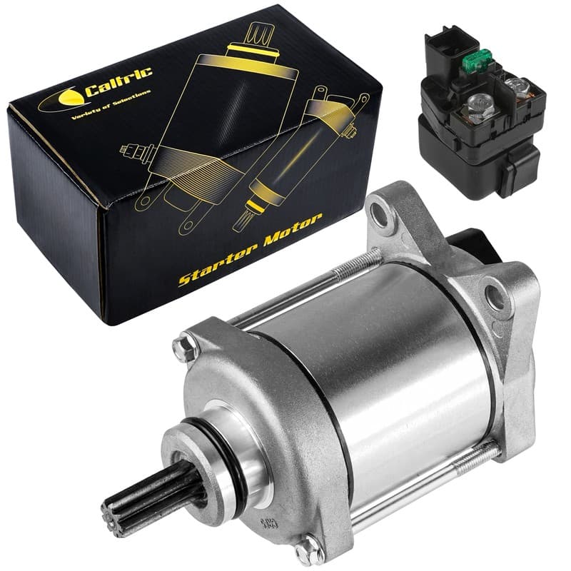 Starter w/ Relay Solenoid fits Honda TRX250TE Recon 250 2x4 08-21 Starting Motor