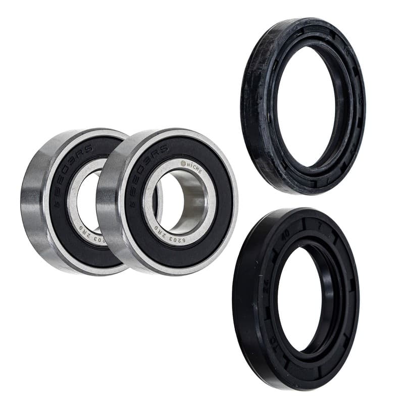 NICHE Wheel Bearing Seal Kit for Kawasaki ZX600D ZR750C ZG1000 Concours ZR1100